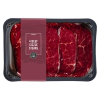 Iceland  Iceland 4 Beef Sizzle Steaks
