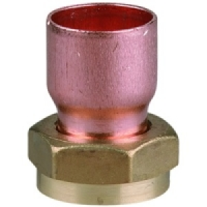 Wickes End Feed Straight Tap Connector 22mm Pack 2 &pound;4.39