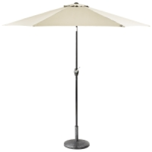 BMStores  Crank Handle Parasol 2.7m - Cream