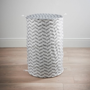 Geo Print Pop-Up Oversized Laundry Bin