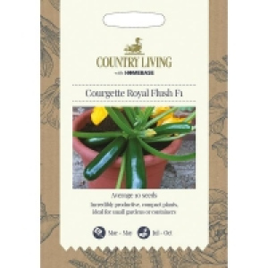 Country Living Courgette Royal Flush F1 Seeds £2.85