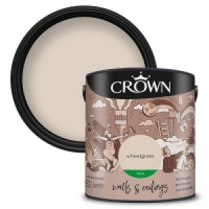 Crown Walls & Ceilings Silk Emulsion Wheatgrass - 2.5L £18.00