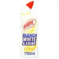 Morrisons  Harpic Bleach White & Shine Toilet Cleaner Citrus