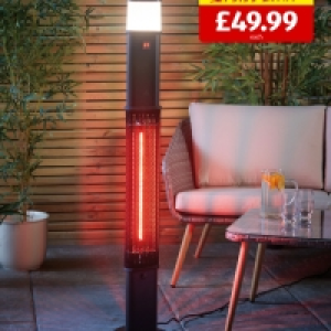 Patio Heater With Bluetooth Speaker