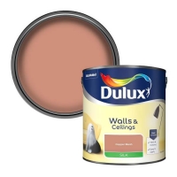 Homebase  Dulux Silk Emulsion Paint Copper Blush - 2.5L