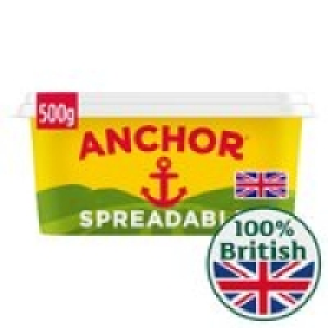 Anchor Spreadable Blend of Butter and Rapeseed Oil  £3.75
