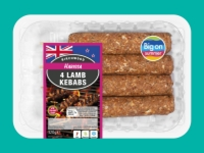 Lidl  Birchwood 4 Harissa Lamb Kebabs