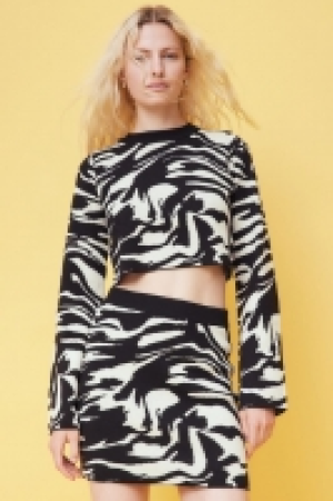 Jacquard-knit skirt £9.00