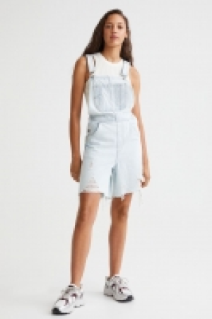 Denim dungaree shorts £13.00