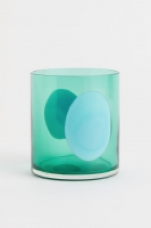 Glass tealight holder £8.00
