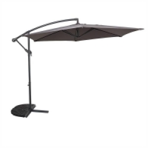 3m Overhanging Parasol - Dark Grey £99.00