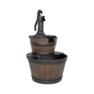 Stylish Fountain Whiskey Barrels Garden Water Feature £50.00
