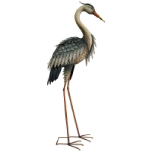 Large Heron Metal Garden Sculpture 109cm £49.98