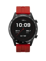 LittleWoods Sekonda Active Mens Silicone Strap Smartwatch - Red/Black