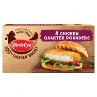 Iceland  Birds Eye 4 Chicken Quarter Pounders 454g