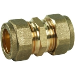 Wickes Compression DZR Straight Coupling 28mm