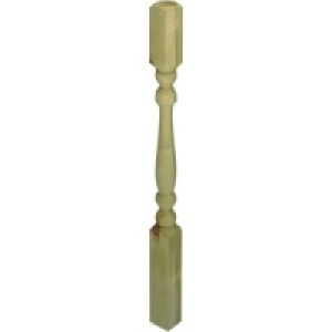 Wickes Traditional Deck Post 1193x80x80mm Green £8.49