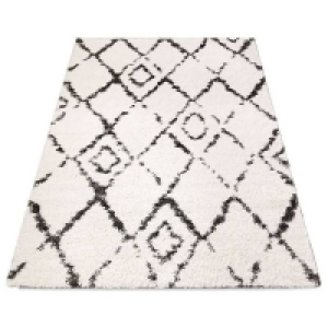 Deluxe Berber Rug - Black & White - 120x160cm £45.00