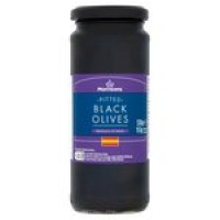 Morrisons  Morrisons Pitted Black Olives, Drained Weight
