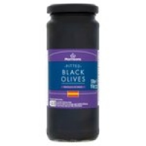 Morrisons Pitted Black Olives, Drained Weight