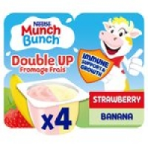 Munch Bunch Double Up Strawberry & Banana Fromage Frais £1.50
