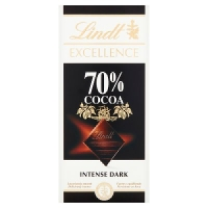 Lindt Excellence Dark Chocolate 70% Cocoa100g £1.95