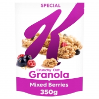Iceland  Kelloggs Special K Crunchy Oat Granola Mixed Berries 350g
