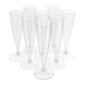 Poundland  Champagne Flutes 8pk