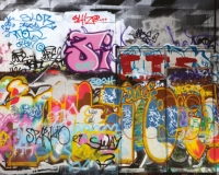 Wickes  Origin Murals Urban Graffiti Multi Wall Mural - 3m x 2.4m