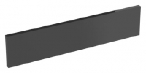 Orlando Dark Grey Gloss Infill Panel - 600 x 131mm
