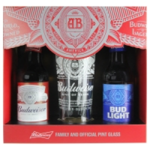 Budweiser Beer Duo & Glass Set