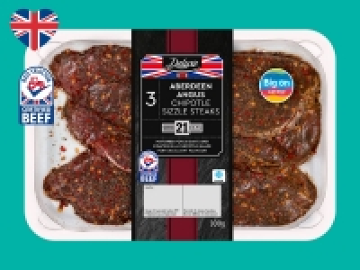 Deluxe 3 Aberdeen Angus Chipotle Beef Sizzle Steaks