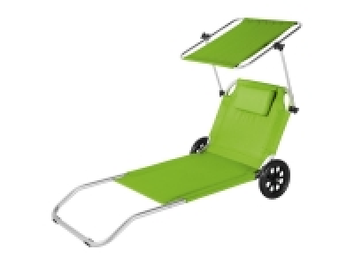 Crivit Sunlounger With Wheels