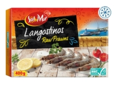 Sol < Mar Langostinos Raw Prawns