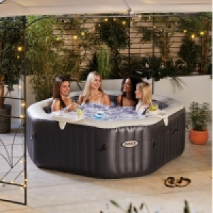 Aldi  Intex Inflatable 4 Person Hot Tub