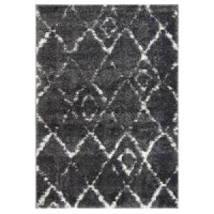 Deluxe Berber Rug - Charcoal & White - 120x160cm £31.50