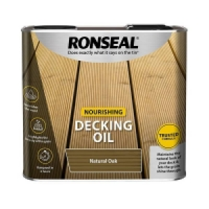 Ronseal Decking Oil Natural Oak - 2.5L £25.60