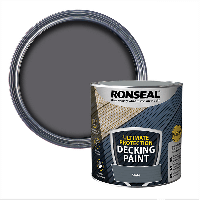 Homebase  Ronseal Ultimate Protection Decking Paint Slate - 2.5L