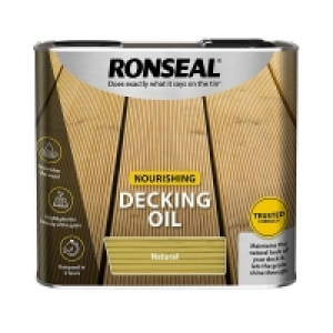 Homebase  Ronseal Decking Oil Natural - 2.5L