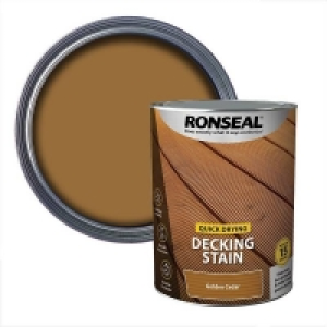 Ronseal Quick Drying Decking Stain Golden Cedar - 5L £36.00