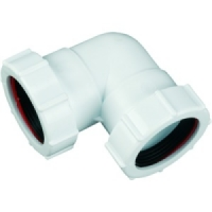 Wickes 40mm Universal Compression 90Deg Knuckle Bend Pack 5