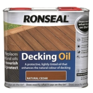 Ronseal Decking Oil Natural Cedar - 2.5L £25.60