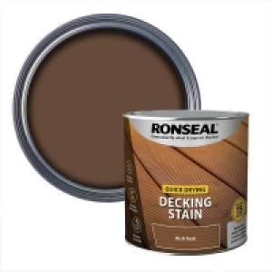 Ronseal Quick Drying Decking Stain Rich Teak - 2.5L