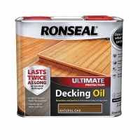 Homebase  Ronseal Ultimate Protection Decking Oil Natural Oak - 2.5L