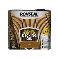 Homebase  Ronseal Ultimate Protection Decking Oil Teak - 2.5L