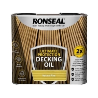 Homebase  Ronseal Ultimate Protection Decking Oil Natural Pine - 2.5L