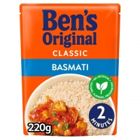 Iceland  Bens Original Basmati Microwave Rice 220g