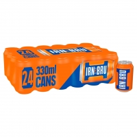 Iceland  IRN-BRU Soft Drink 24 x 330ml Cans