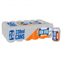 Iceland  IRN-BRU Sugar Free Soft Drink 24 x 330ml Cans