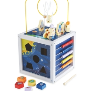 Wooden Space Activity Cube